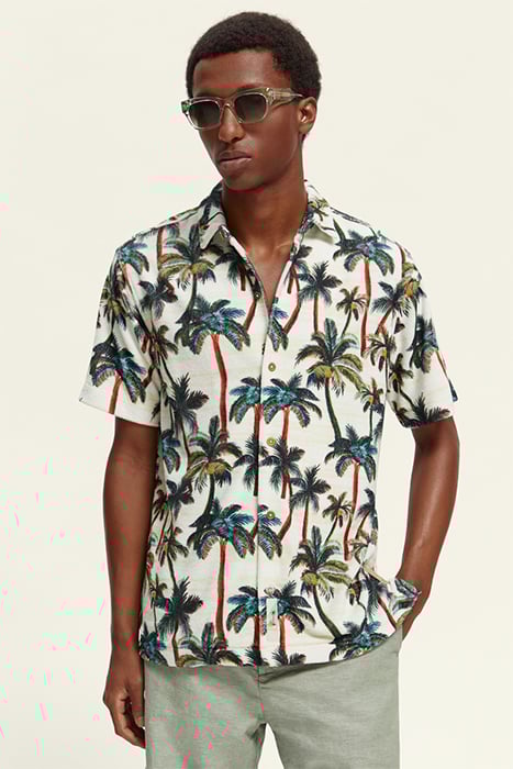 ALLOVER PRINTED TERRY SHIRT PALMTREES 3