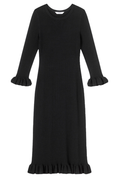 RACHEL MIDI DRESS BLACK 4