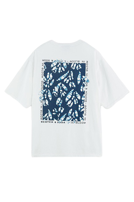 BACK ARTWORK LOOSE-FIT T-SHIRT WHITE 2