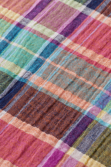 BONDED LONG SLEEVE SHIRT IN PRINTS AND CHECKS MULTI CHECK 3