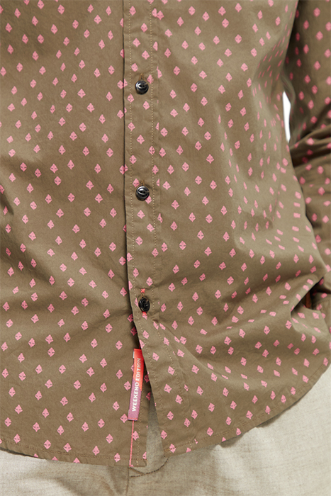 SLIM-FIT ALLOVER PRINTED POPLIN SHIRT COMBO C 6