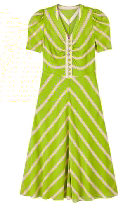 HOLZER MIDI DRESS LIME 4