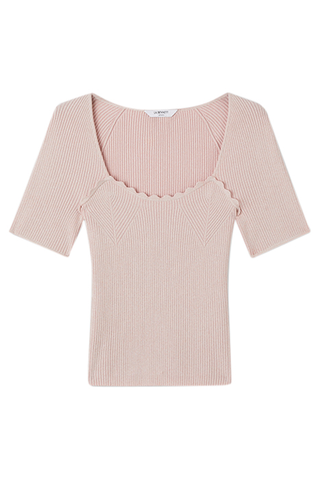 FARA KNITTED SWEATER METALLIC PINK 3