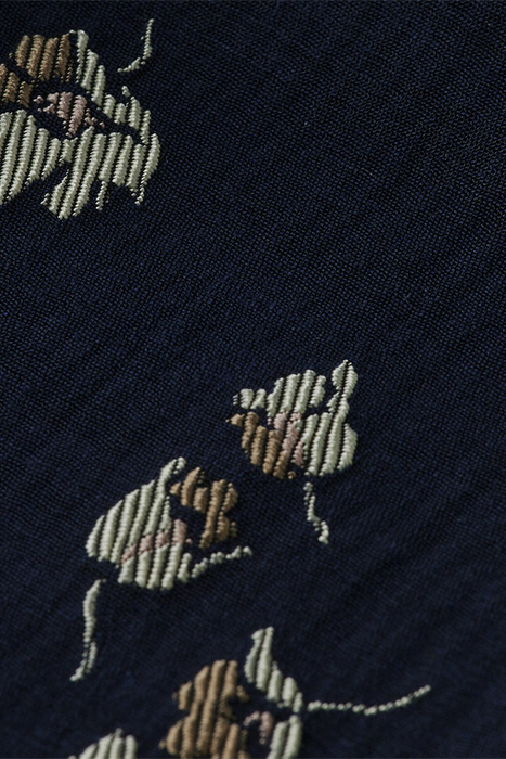 LOWRY - MID-RISE SLIM JACQUARD FLORAL TROUSERS TULIPS 8