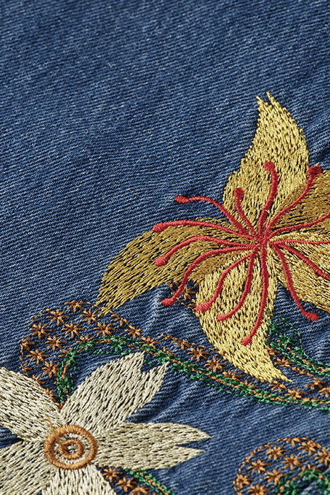 SAKURA THE PIP UTILITY BOYFRIEND CHINO WITH ARTWORKS WASHED  3