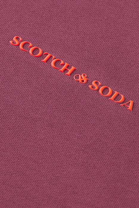 UNISEX CREWNECK SWEATSHIRT IN ORGANIC COTTON DAHLIA 3