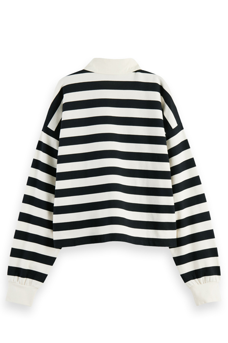 MIXED STRIPE BASEBALL LONG-SLEEVE T-SHIRT IN ORGANIC COTTON 7