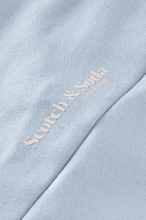 RELAXED-FIT SWEATPANTS IN ORGANIC COTTON CLOUDY BLUE 3