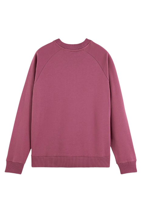 UNISEX CREWNECK SWEATSHIRT IN ORGANIC COTTON DAHLIA 2