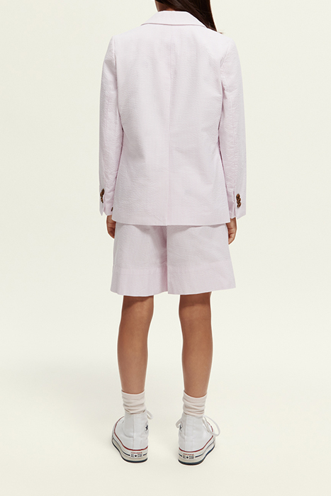 STRIPED SINGLE-BREASTED SEERSUCKER BLAZER ORCHID SEERSUCKER 4