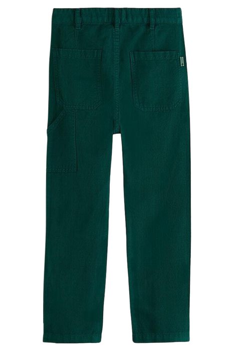 LOOSE FIT- 5-POCKET LINEN PANTS BOTANICAL GREEN 8