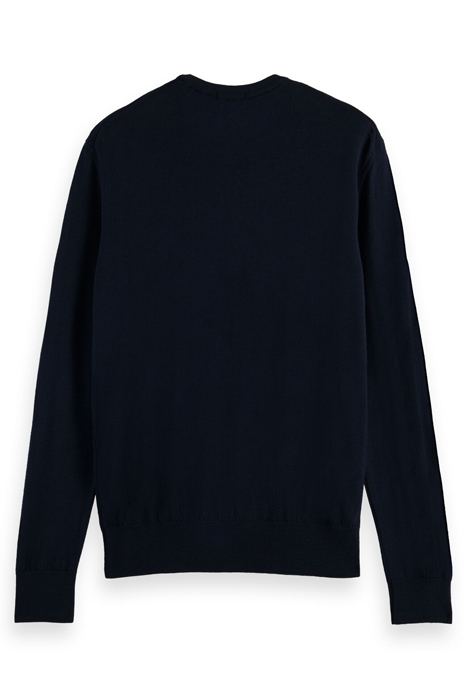 ESSENTIALS - CREWNECK PULLOVER IN MERINO WOOL NIGHT 2