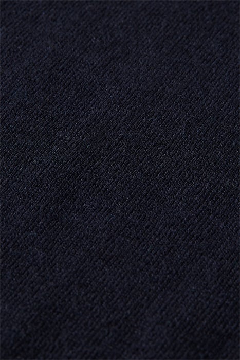 CONTRAST-TRIMMED LIGHTWEIGHT WOOL-BLEND CREWNECK PULLOVER NA 7