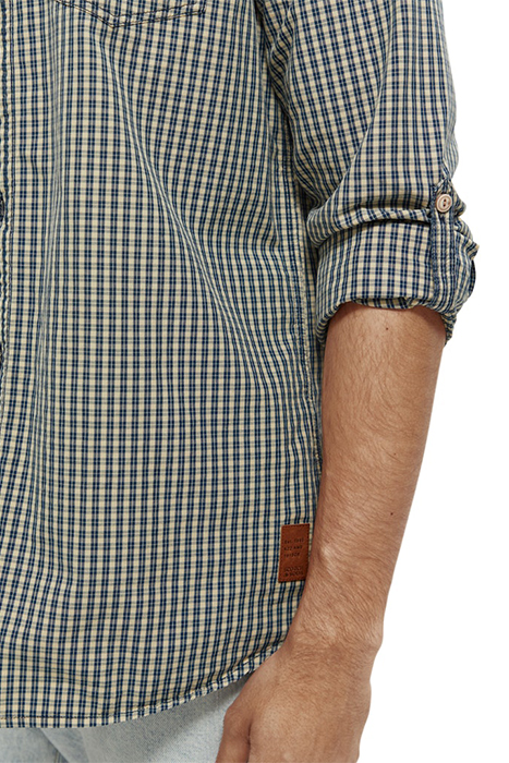 REGULAR-FIT GINGHAM CHECKED POPLIN SHIRT COMBO A 3