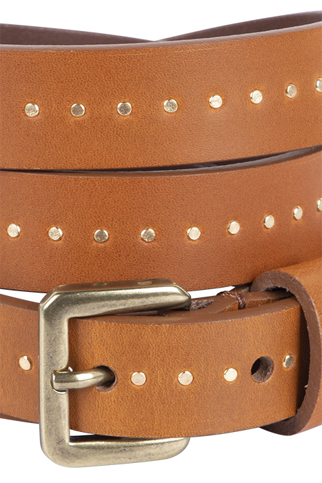 BROWN BELT WITH STUDS BROWN 3