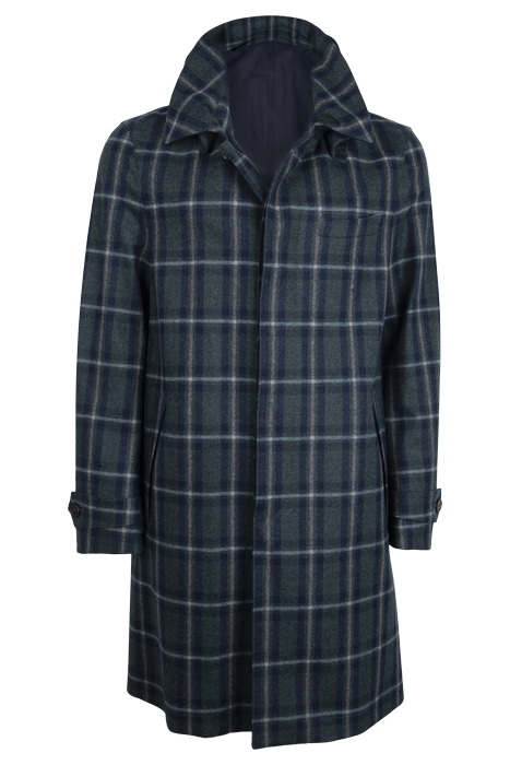 GREEN CHECK RAINCOAT 3
