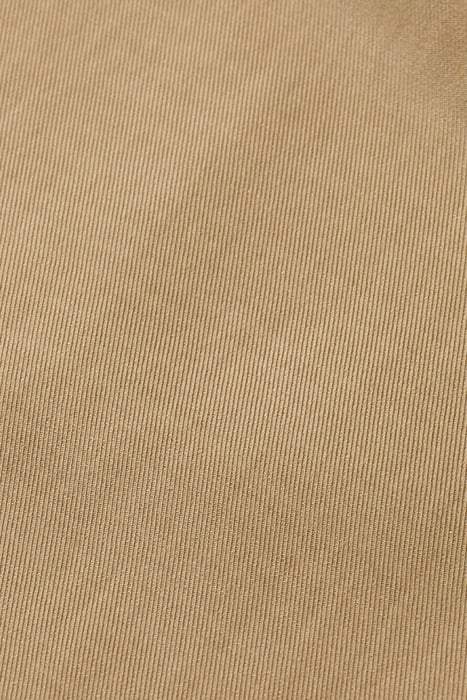 LOW-RISE WIDE LEG TROUSERS KHAKI 3