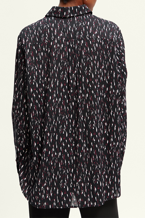 OVERSIZED SHIRT WITH PRINT IKAT RAIN 3