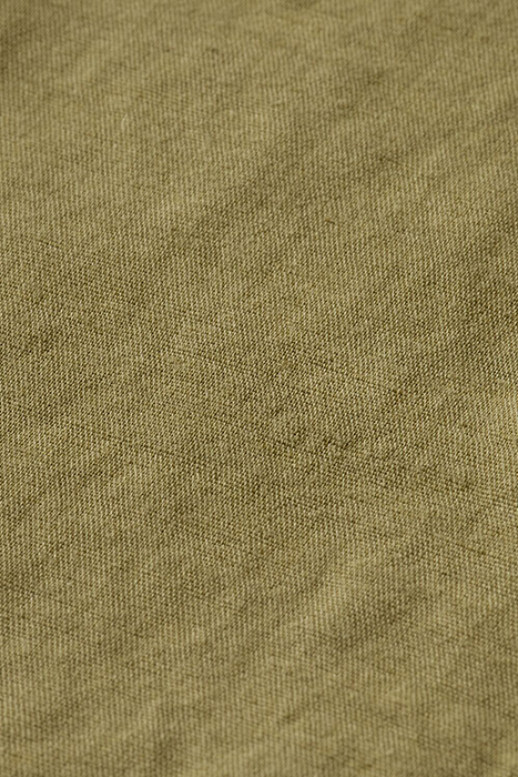 LINEN LONG-SLEEVED SHIRT KHAKI 3