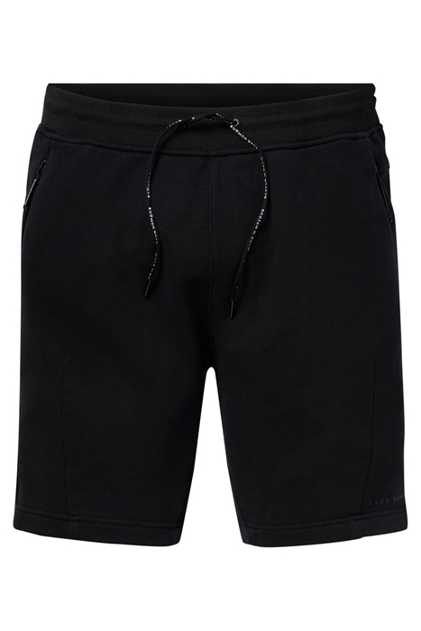 CLUB NOMADE SWEAT SHORT WITH SHAPED SEAMS BLACK 1