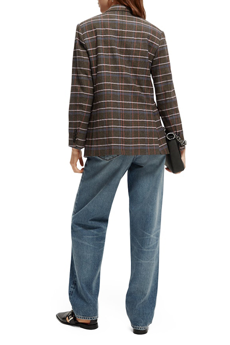 HERITAGE DOUBLE BREASTED CHECK BLAZER HERITAGE POP 4