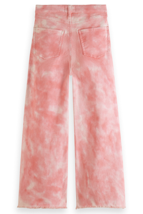 SUBTLE TIE-DYE WIDE-LEG HIGH-RISE PANTS APPLE BLOSSOM 9
