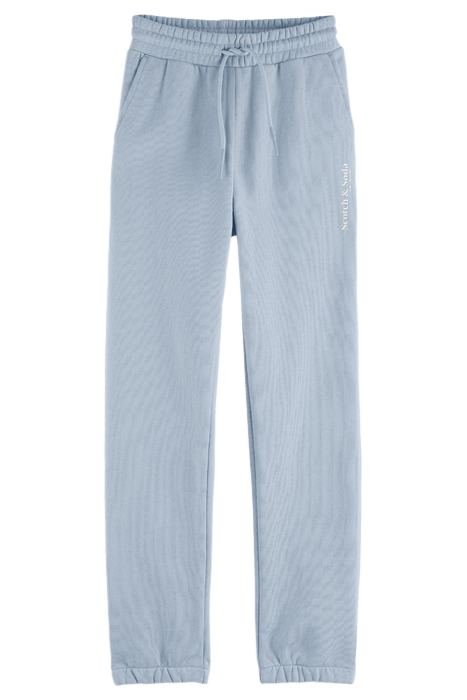 RELAXED-FIT SWEATPANTS IN ORGANIC COTTON CLOUDY BLUE 1