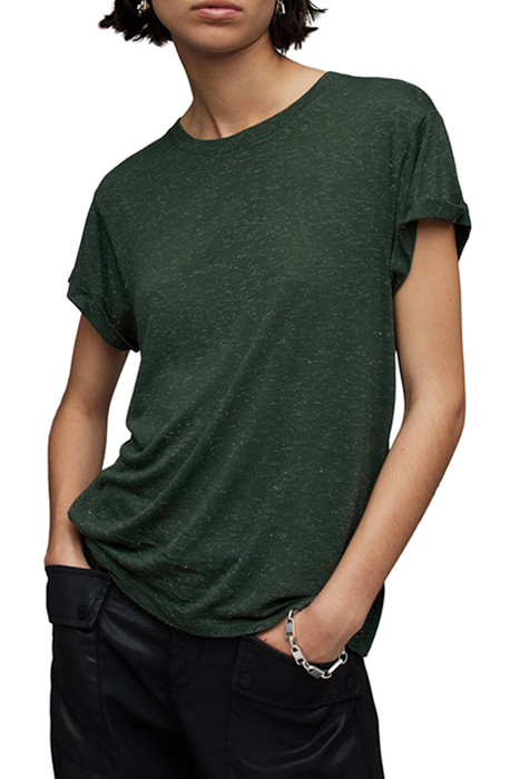 ANNA SHIMMER TEE SYCAMORE GREEN 1