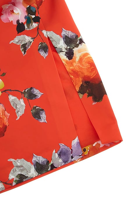 CORSAGE SKIRT PRINT 10