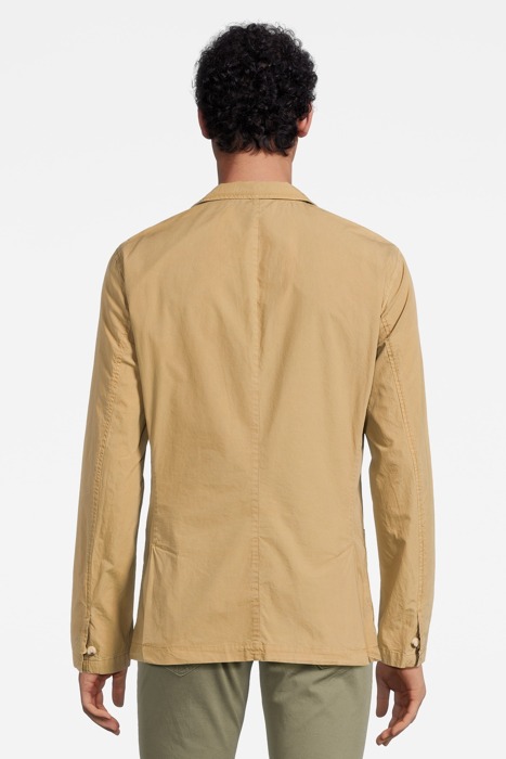 GARMENT-DYED POPLIN BLAZER CONTAINS ORGANIC COTTON WALNUT 3