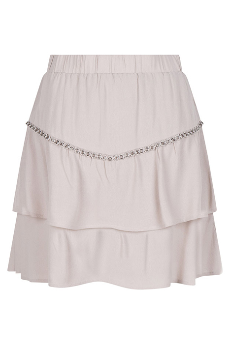 D6CHIA EYELET MINI SKIRT ICE GREY 3