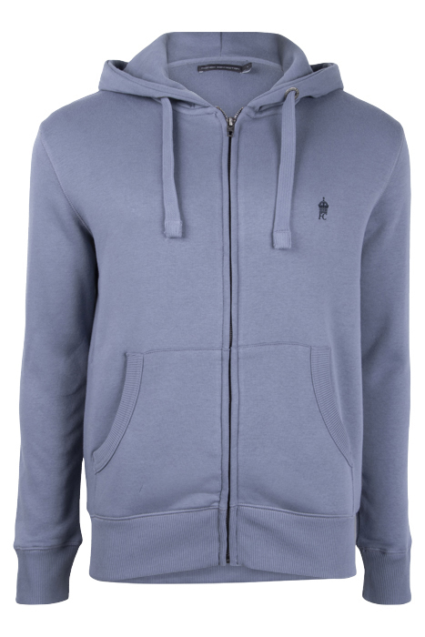 FC ZIP HOOD LGT.BLUE / MARINE 1