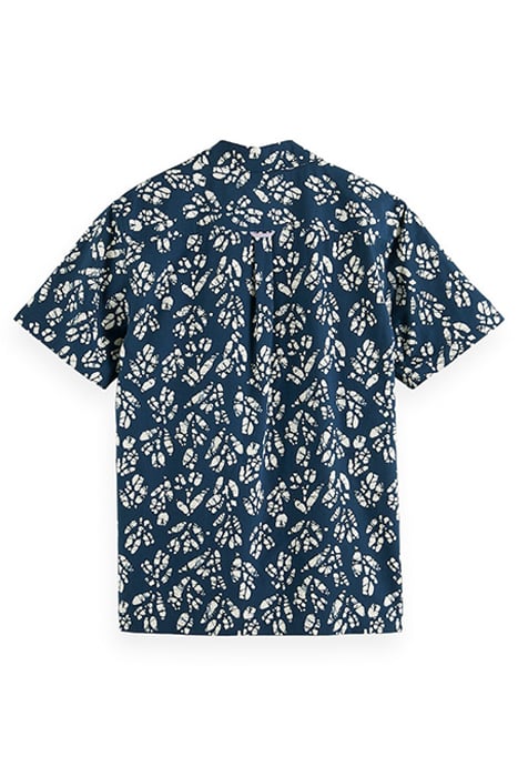 ALLOVER PRINTED SHORT-SLEEVED CAMP SHIRT COMBO D 7