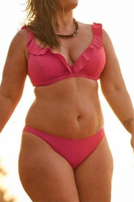 SW BRA TSHIRT BOWIE NEON FLIRT RED COCKTAIL 2