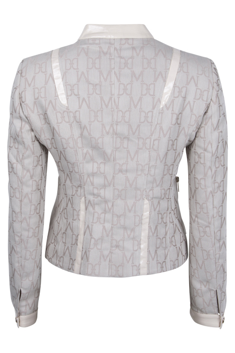 LOGO JACQUARD JACKET SANDY SHORE LEATHER & BIKER MONOGRAM 2