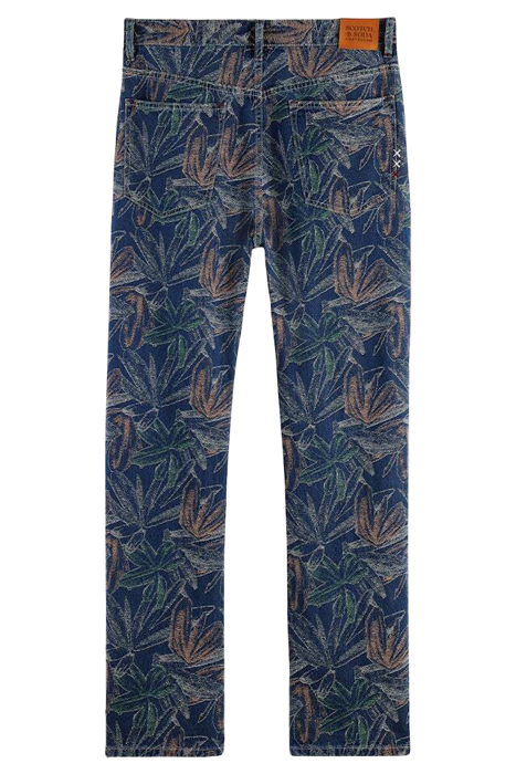 THE VERVE FLORAL JACQUARD DENIM WORKWEAR PANT INDIGO JACQUAR 8