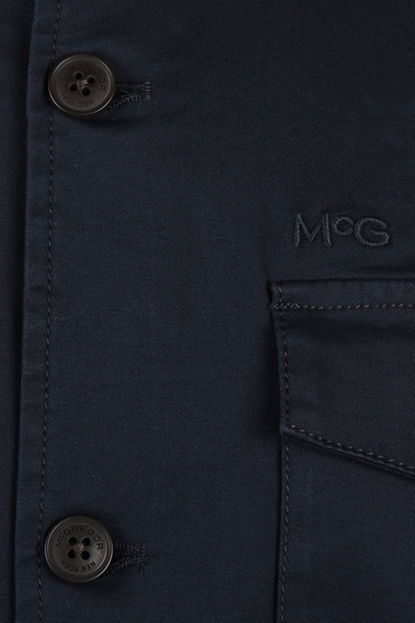 COTTON SHIRT JACKET NAVY 3