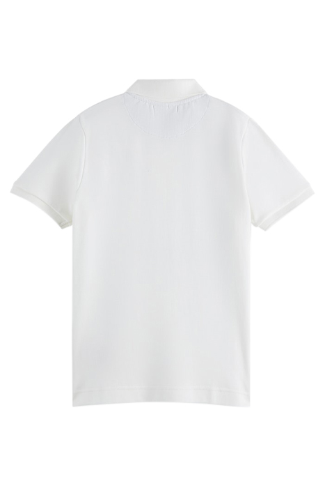 PIMA COTTON SHORT-SLEEVED POLO ECRU 2