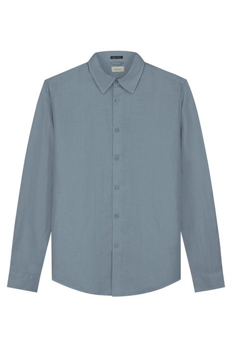 BASIC SHIRT LINEN STORMY SEA 3