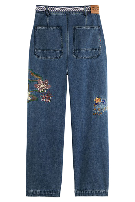 SAKURA THE PIP UTILITY BOYFRIEND CHINO WITH ARTWORKS WASHED  2