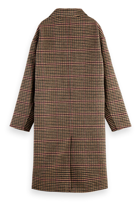 DOUBLE BREASTED WOOL BLEND COAT HERITAGE POP 2