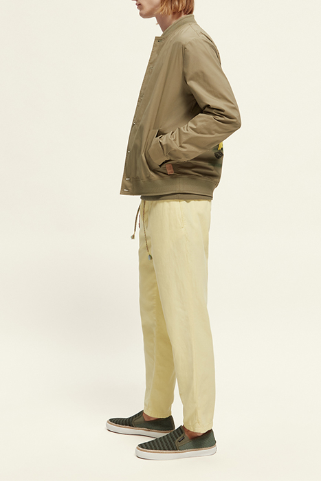 LIGHTWEIGHT POPLIN BOMBER KHAKI 5
