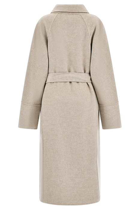 MAXIME LONG COAT LIGHT GREY WRAP MULTI 5