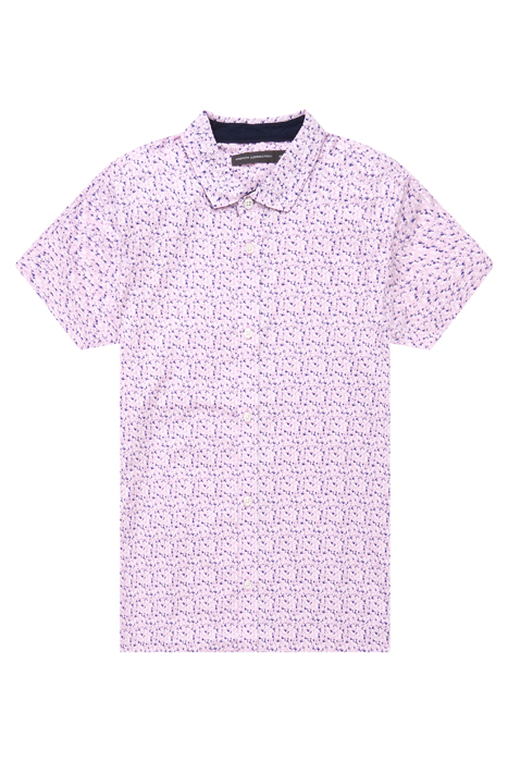 PATTERNED SS NAVY TRIM FLORA PINK 4