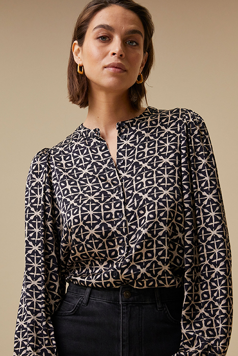 RIKKI LS FLASH BLOUSE FLASH PRINT 5