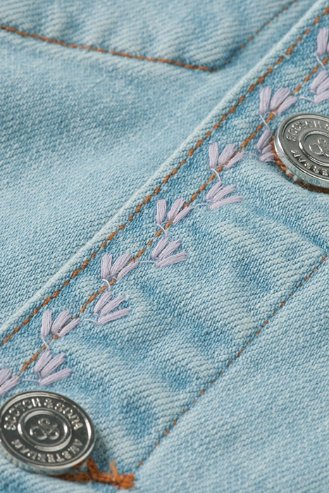 EASY WASHED DENIM TRUCKER JACKET — SUMMER SOLSTICE 3