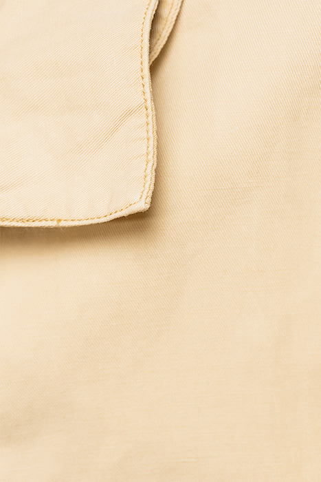 SHORT GARMENT-DYED COTTON-LINEN JACKET SAND 9