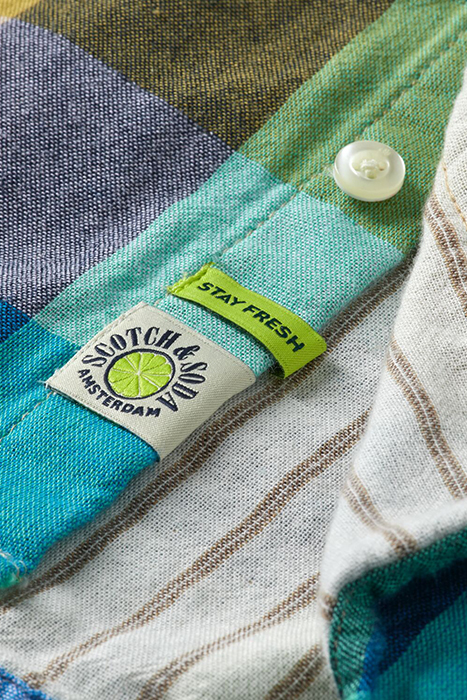 YARN-DYED CHECK BONDED LONG SLEEVE SHIRT COLOURFUL CHECK 4