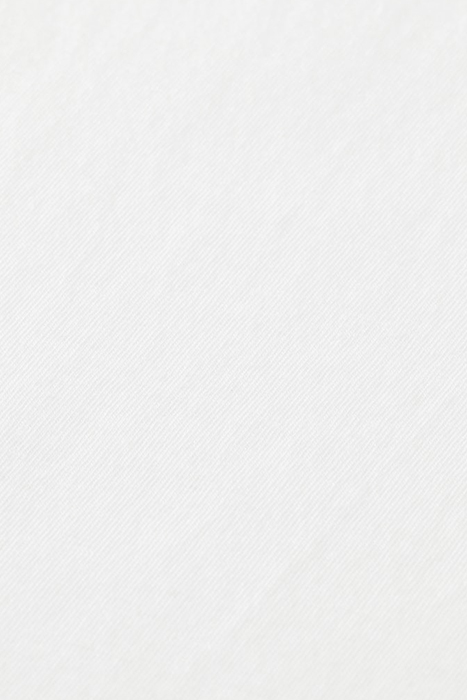 SCOOP-NECK LADDER TAPE T-SHIRT WHITE 6