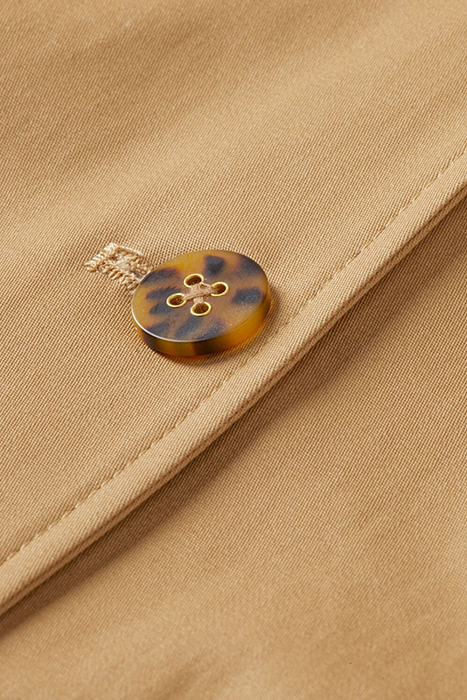 CONTRAST DETAIL TRENCH COAT SAND 3